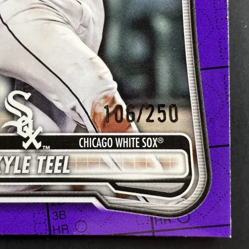 2026 Bowman Kyle Teel RC Purple Scorecard Parallel /250 Rookie Card Chicago
